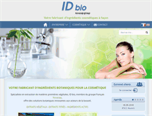 Tablet Screenshot of idbio.eu